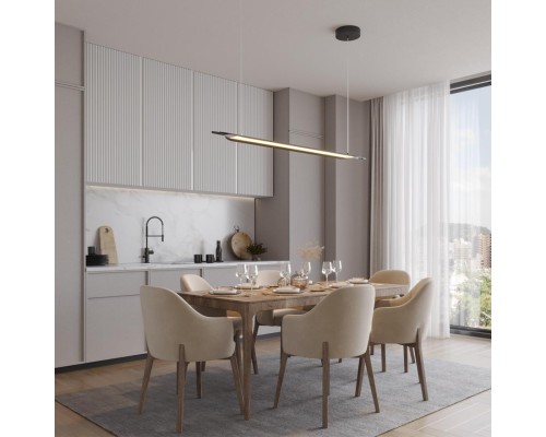 359544 LEDO NT25 000 черный Светильник подвесной диммируемый со сменой цв.температуры (сенсор) IP20 LED 32W 2700/4000/6000K 100-240V ALA