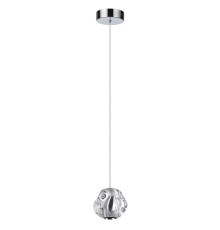 5084/5L L-VISION  хром/прозрачный/металл/акрил Подвес LED 5W 4000K 250lm JEMSTONE