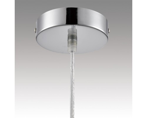 8064/1A MODERNI LN25 298 хром/зеленый, металл/стекло Подвесной светильник E27 1*60W 220V LORENZO