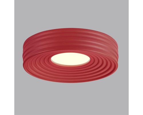 7705/40L AVRA LED SN 20 Светильник металл/пластик/белый/красный LED 40Вт 4000K D470 IP20 MACARON