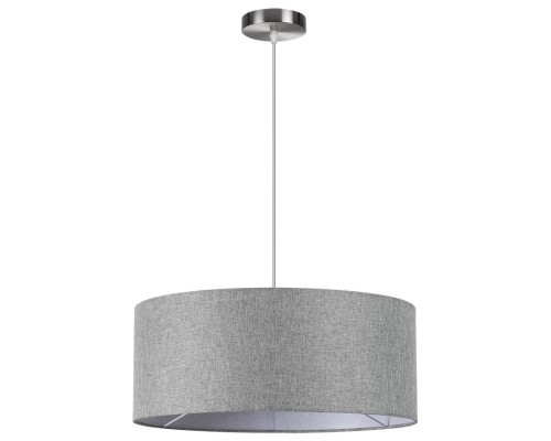 8251/3 MODERNI LN25 000  никель/серый, металл/текстиль Подвес Е27 3*60W 220V NIKKI