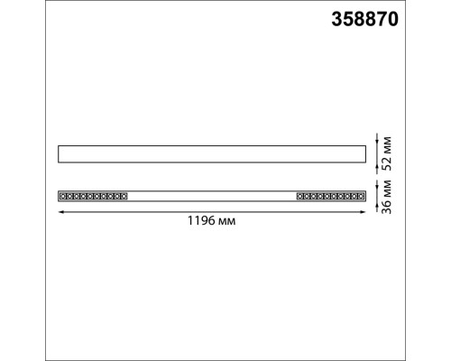358870 OVER NT21 черный Накладной/подвесной светодиодный светильник IP20 LED 40W 220V ITER