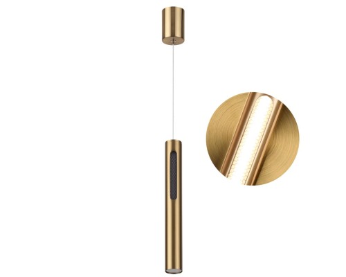 6644/7L HIGHTECH ODL24 169 античная бронза/металл/акрил Подвесной светильник IP20 LED 9W 3000K 220V MALI