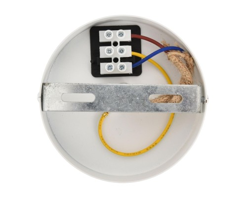 8367/1B ECO LN26 327 белый/бежевый, цемент/металл/джутовый шнур Подвес E27 LED 10W 220V BOHO