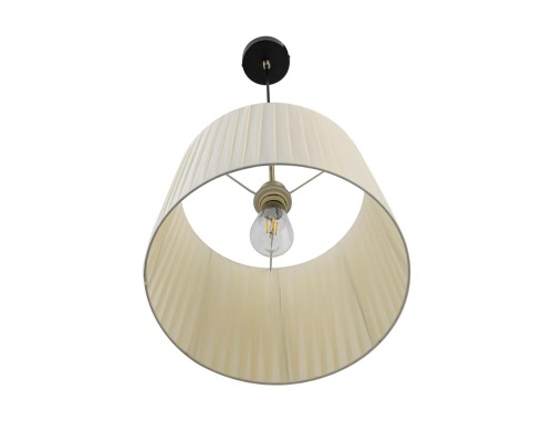 8302/1 MODERNI бронза/черный/бежевый, металл/текстиль Подвес E27 1*60W 220V TUNE