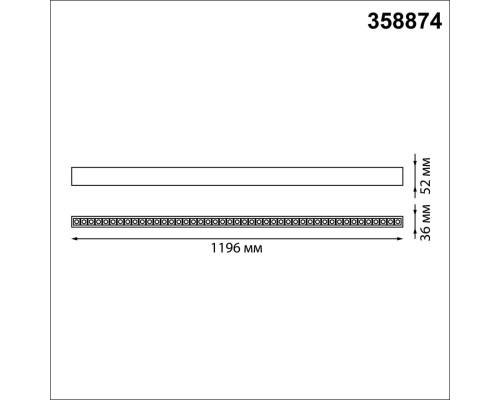 358874 OVER NT21 черный Накладной/подвесной светодиодный светильник IP20 LED 40W 220V ITER