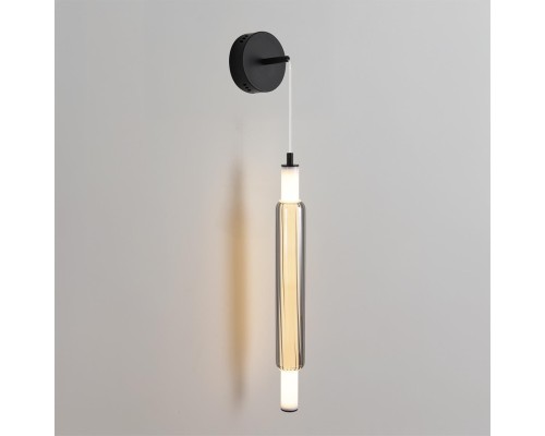 6556/15WCL LEDIO LN26 черный/дымчатый, металл/акрил/стекло Бра/подвес LED 15W 4000К 220V TRENDY