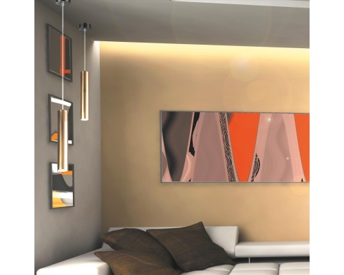 358985 OVER NT22 бронза светлая/черный Светильник светодиодный накладной, провод 2м IP20 LED 4000K 15W 220V ALBA