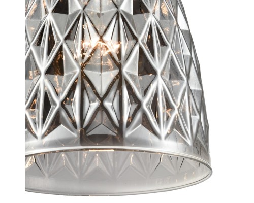 8057/1A SUSPENTIONI LN25 311 черный/смоки металл/стекло Подвесной светильник E27 1*60W 220V ELENIKA