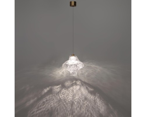 5107/3LA L-VISION  ODL26 антич.бронза/прозрачный металл/стекло Подвес LED x 3W 4000K ORDI