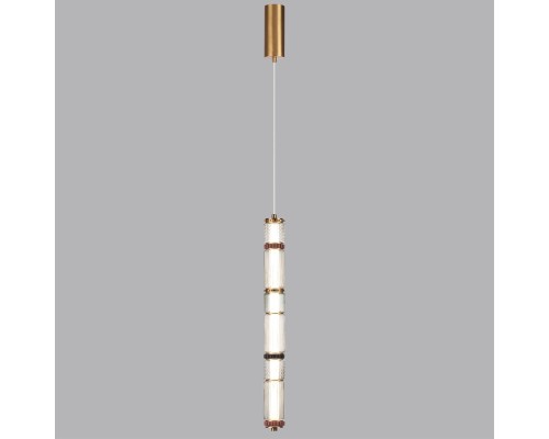 5455/18L L-VISION ODL_EX26 043 сатин.латунь/терракот/черный Подвес LED 22W 4000K COLLIER