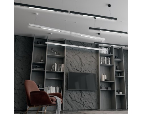 358870 OVER NT21 черный Накладной/подвесной светодиодный светильник IP20 LED 40W 220V ITER