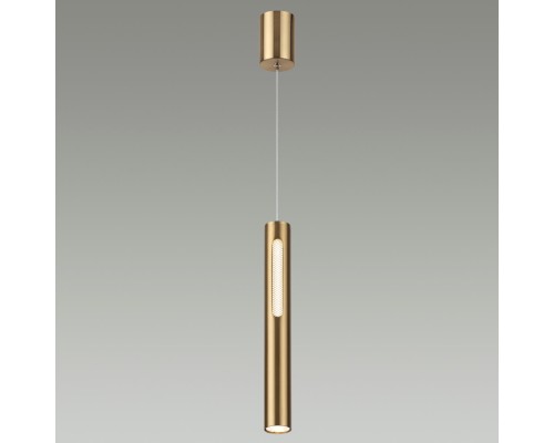 6644/7L HIGHTECH ODL24 169 античная бронза/металл/акрил Подвесной светильник IP20 LED 9W 3000K 220V MALI