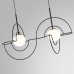 7196/10L L-VISION ODL27 Подвесной светильник металл/стекло/черный/белый IP20 LED 10W 3500K 220V FUTURUM