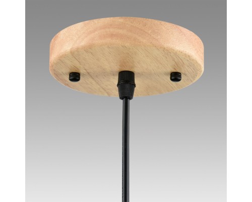 8051/1A SUSPENTIONI LN25 309 дерево/амбер металл/стекло Подвесной светильник E27 1*60W 220V MIRABELA