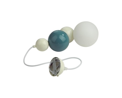 8008/1A MODERNI LN24 белый, голубой/белый металл/пластик Подвес G9 5W 220V BALLONS