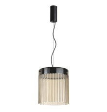 5047/20L L-VISION ODL24 303 черный/светл.янтарный/металл/стекло Подвес LED 20W 4000К 2238Лм PILLARI