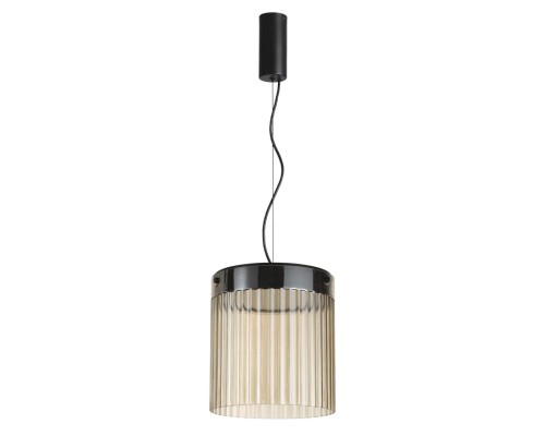 5047/20L L-VISION ODL24 303 черный/светл.янтарный/металл/стекло Подвес LED 20W 4000К 2238Лм PILLARI