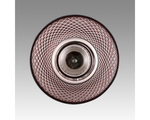 8048/1A SUSPENTIONI LN25 308 хром/розовый металл/стекло Подвесной светильник E27 1*60W 220V MANOLA