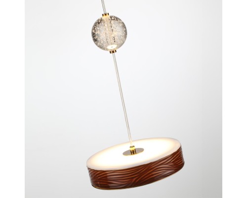 5450/32LB L-VISION ODL_EX26 015 коричневый/античная бронза/металл/керамика/хрусталь/акрил Подвес LED 32W 2000К/3000K/4000K RIVIERA