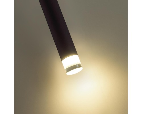 4373/3LA HIGHTECH ODL26 Подвесной светильник  черный/хрустальн. стекло/металл IP20 LED 3W 400Лм 3000K 220-240V FIANO