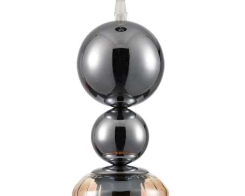 8065/1A MODERNI LN25 298 хром/амбер, металл/стекло Подвесной светильник E27 1*60W 220V LORENZO