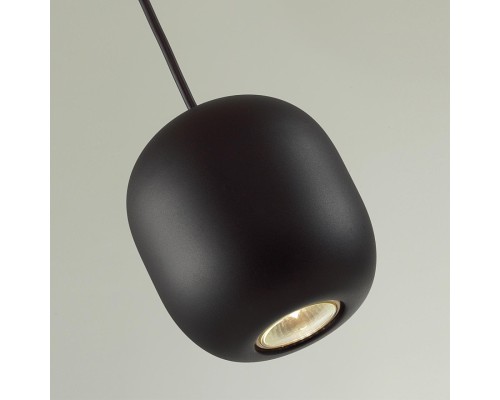 5060/1BA PENDANT ODL24 313 черный/металл Подвес GU10 LED 4W COCOON
