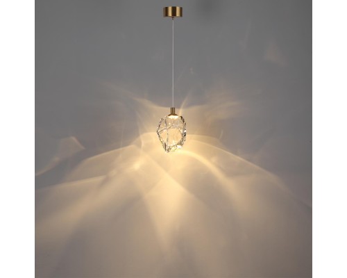 7114/4LB L-VISION ODL25 Подвесной светильник  бронзовый/прозрачное  стекло/металл IP20 LED 4W 300Лм 3000K 200° 220V GEMME