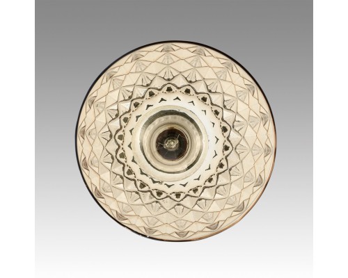 8056/1A SUSPENTIONI LN25 311 черный/амбер металл/стекло Подвесной светильник E27 1*60W 220V ELENIKA