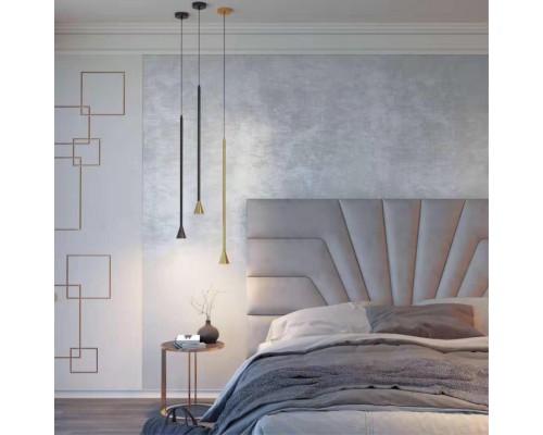 Подвесной светильник Odeon Light 3884/1G Pipa золотистый GU10 50 Вт