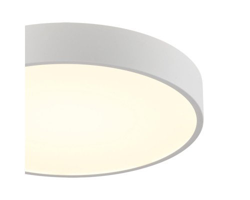 7757/48L MITRA LED SN Светильник металл/акрил/белый LED 40Вт+8Вт(подсветка) 4000K D500 IP20 QUASAR