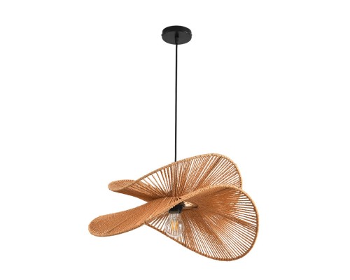 8381/1 ECO LN26 320 черный/бежевый, металл/джутовый шнур Подвес E27 40W 220V ROPE