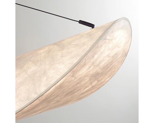 7067/36L L-VISION ODL25 239 Подвесной светильник металл/нетканный шелк/черн IP20 LED 25W 3000/3500/4000K 220V SILK