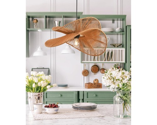 8381/1 ECO LN26 320 черный/бежевый, металл/джутовый шнур Подвес E27 40W 220V ROPE