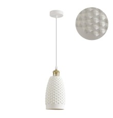 8350/1B SUSPENTIONI белый, металл/керамика Подвес E27 60W 220V CANESTRA