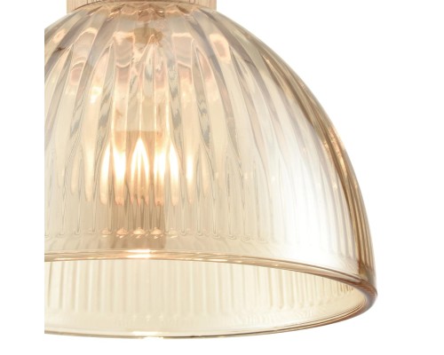 8054/1A SUSPENTIONI LN25 310 дерево/амбер металл/стекло Подвесной светильник E27 1*60W 220V NATANA