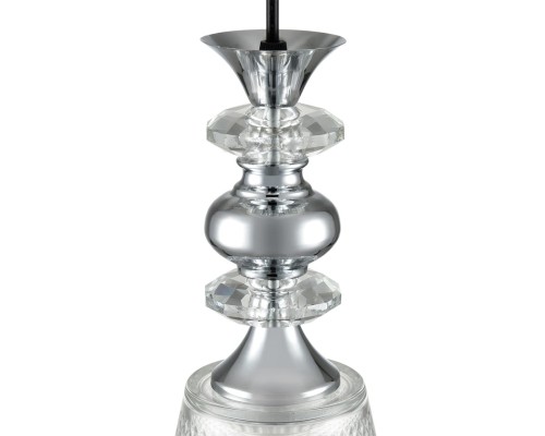 8049/1A SUSPENTIONI LN25 308 хром/прозрачный металл/стекло Подвесной светильник E27 1*60W 220V MANOLA