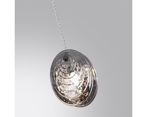 5038/1A MODERN ODL24 295 черный/дымчатый/металл/стекло Подвес G9 1*40W MUSSELS