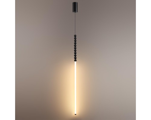 7149/12L HIGHTECH ODL26 223 светильник черный/акрилл/металл IP20 LED 12W 800Лм 3500K 300° 220V MONELLA