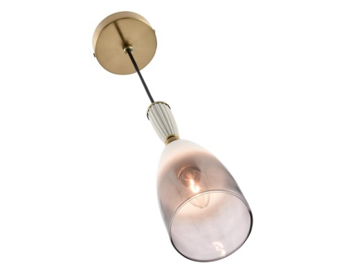 8285/1A SUSPENTIONI античная бронза/белый, металл/керамика/стекло Подвес Е14 1*40W 220V DERBI