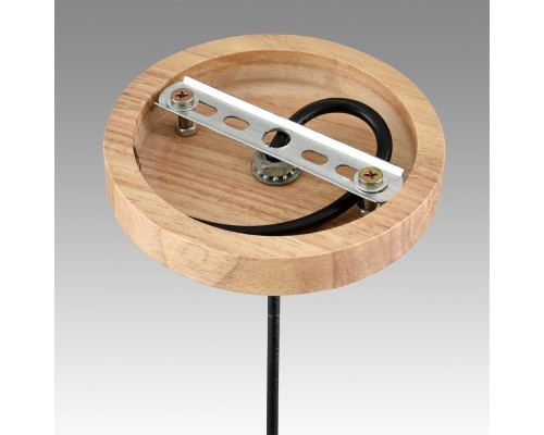 8051/1A SUSPENTIONI LN25 309 дерево/амбер металл/стекло Подвесной светильник E27 1*60W 220V MIRABELA