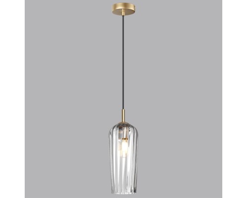 6551/1B SUSPENTIONI LN23 200 матовое золото Подвес E14 1*40W 220V ELLIE