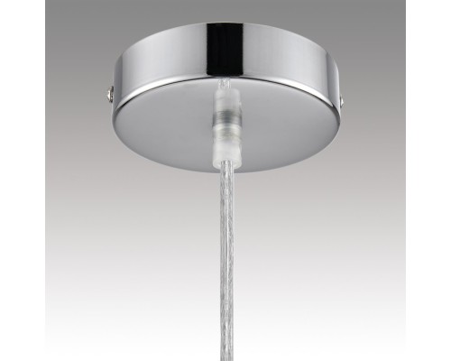 8066/1A MODERNI LN25 299 хром/серый/прозрачный, металл/стекло Подвесной светильник G9 1*20W 220V GALLO