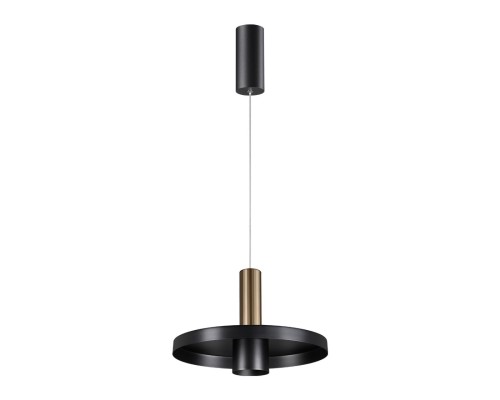 358984 OVER NT22 бронза светлая/черный Светильник светодиодный накладной, провод 2м IP20 LED 4000K 15W 220V ALBA