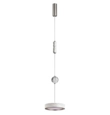 5451/32L L-VISION ODL_EX26 017 белый/никель/металл/керамика/хрусталь/акрил Подвес LED 32W 2000К/3000K/4000K RIVIERA