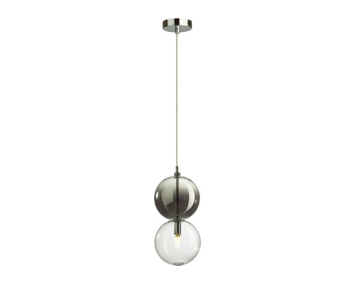 4980/1A PENDANT ODL22 000 хром/дымчатый/стекло Подвес G9 1*40W TWIXY