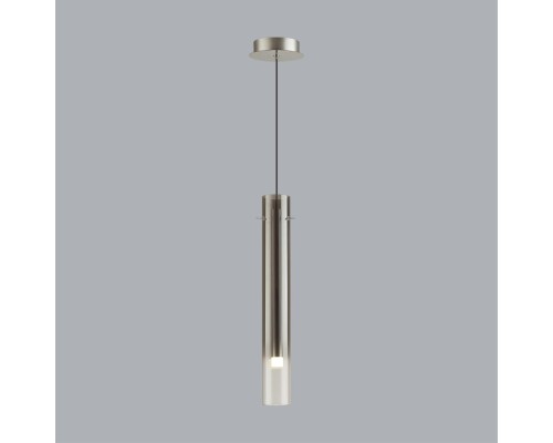 5061/5LA PENDANT ODL24 317 серебристый/дымчатый/металл/стекло Подвес LED 4W 3000K SHINY
