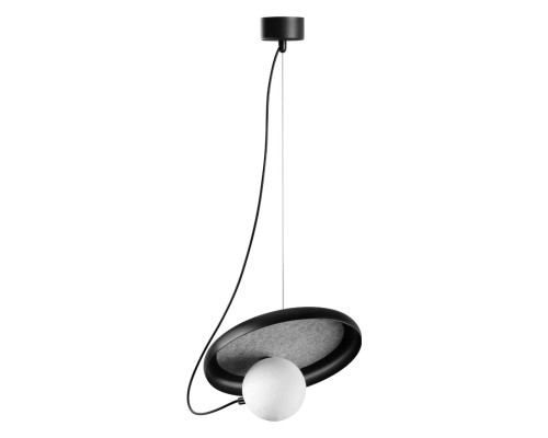 370975 OVER NT24 000 черный Светильник подвесной, длина провода 2м IP20 G9 7W 220V FELTO