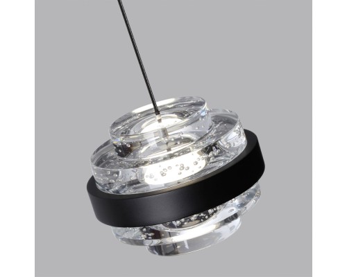 5031/6L L-VISION ODL24 391 чёрный/металл/акрил Подвес LED 6W 4000K 432лм KLOT