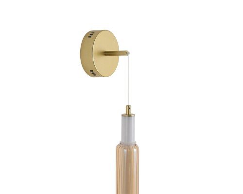 8259/15WCL LEDIO LN26 золото/амбер, металл/акрил/стекло Бра/подвес LED 15W 4000К 220V TRENDY